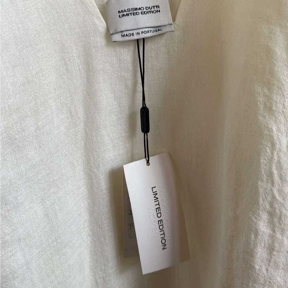Massimo Dutti Linen Blend Maxi Dress - Picture 2 of 8
